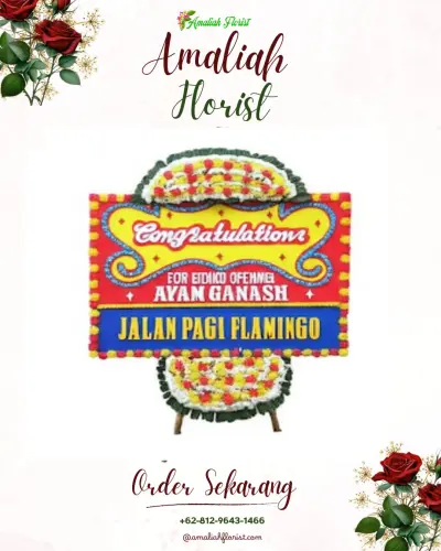Bunga Papan Congratulation di Kesuben